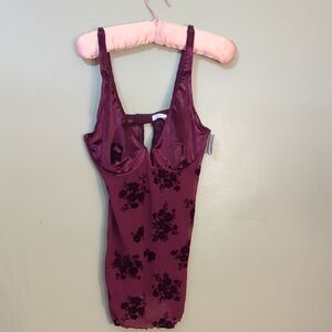 Auden Floral Chemise - Deep Purple